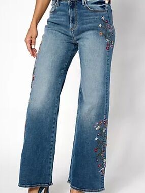 DRIFTWOOD CHARLENE WIDE LEG JEANS